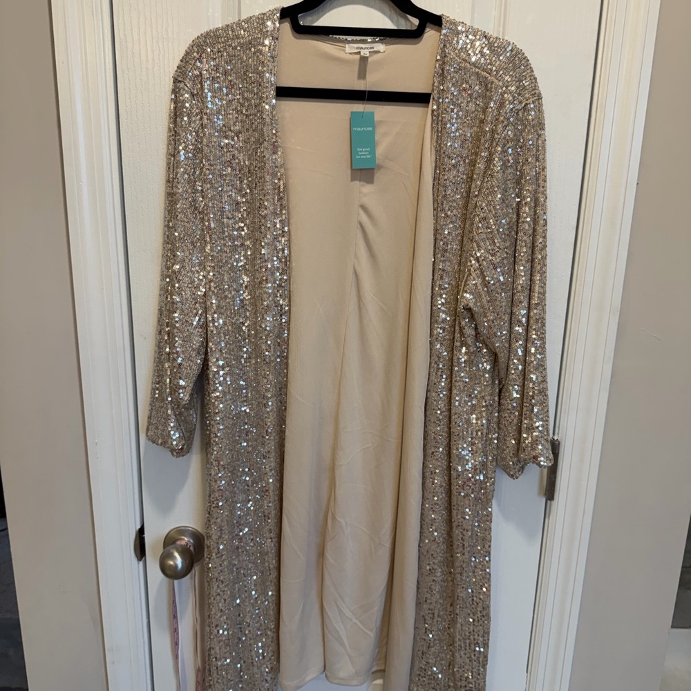 Maurice’s Sequin Tank & Jacket Set - 2XL NWT